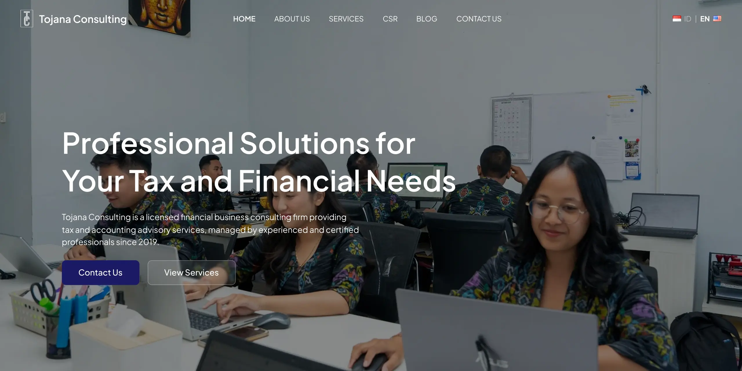 Tojana Consulting: Bilingual Corporate Web & AI-Powered CMS